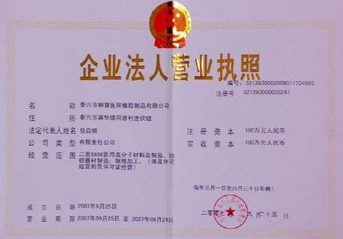 企業(yè)法人營(yíng)業(yè)執(zhí)照
